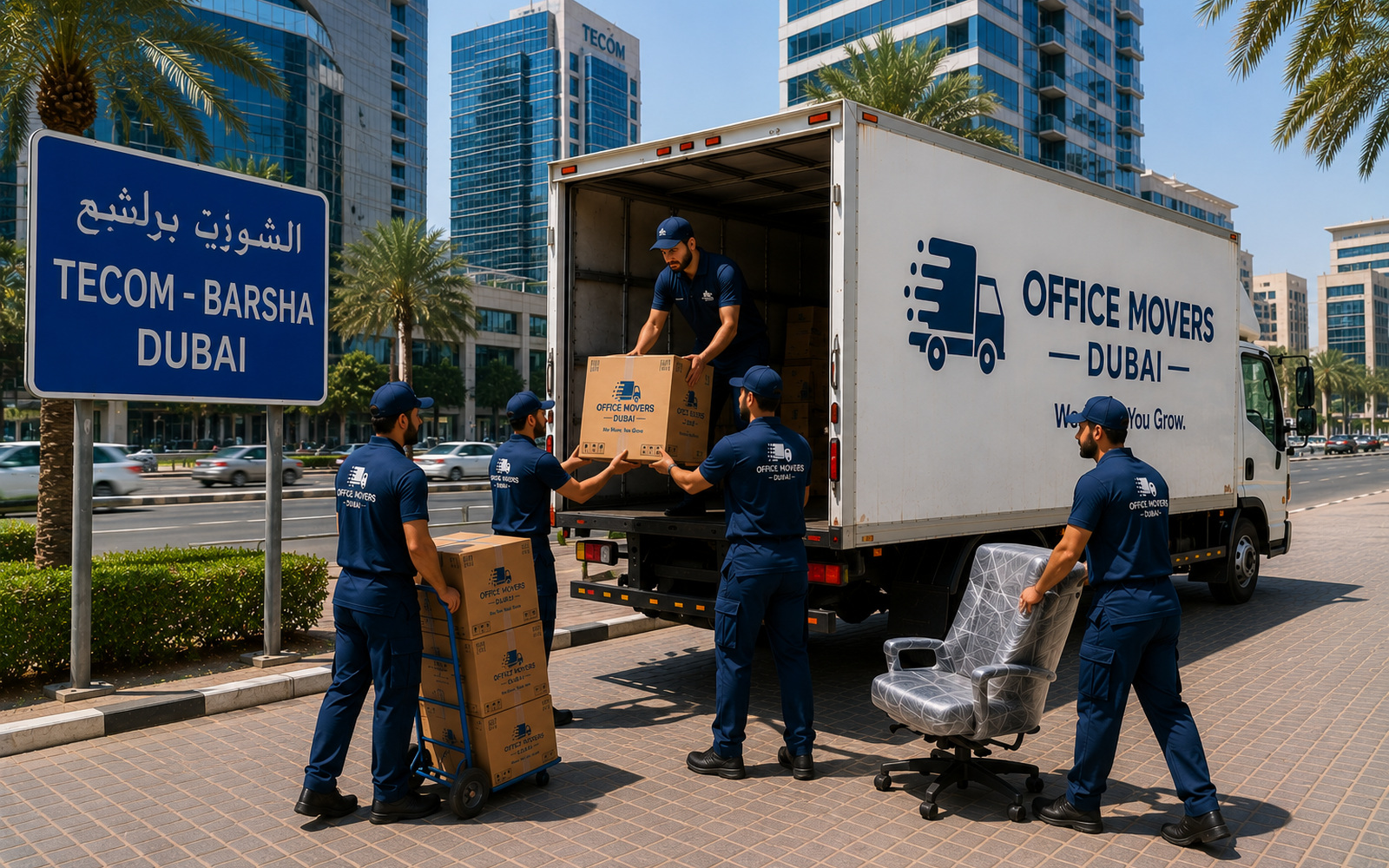 Office movers Tecom / Barsha Dubai
