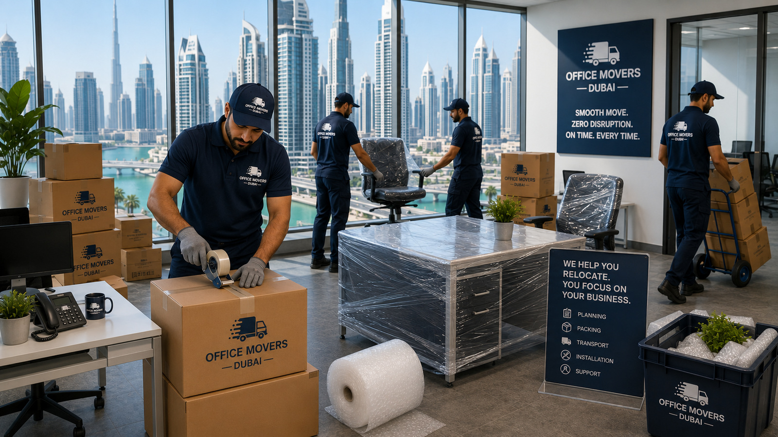 Office Moving in Business Bay Dubai: What to Expect