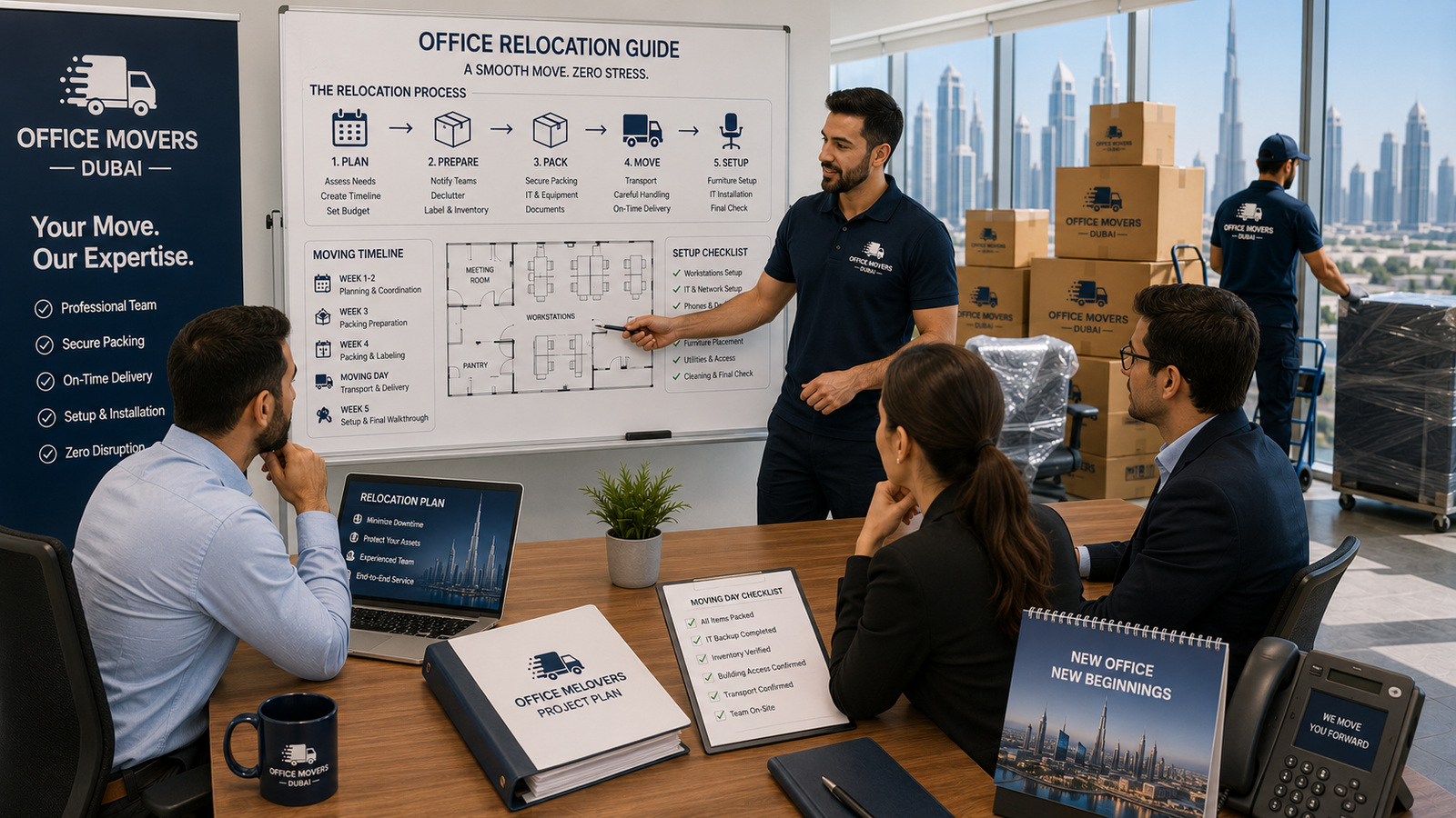 Complete Office Relocation Guide for Dubai Businesses (2025)