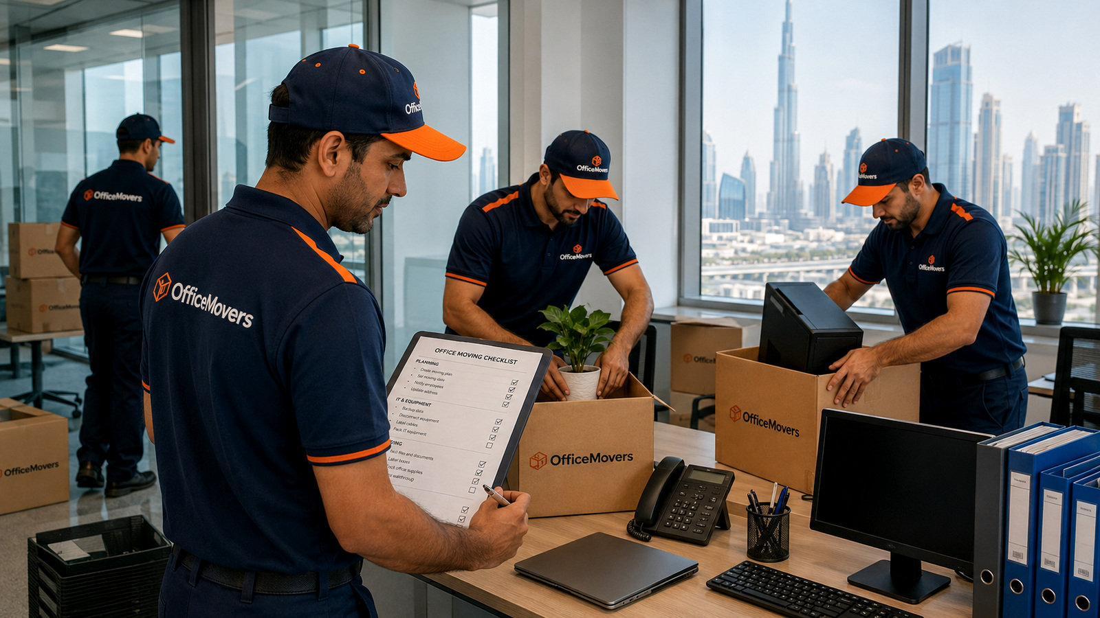How to Pack Office Equipment for a Move in Dubai