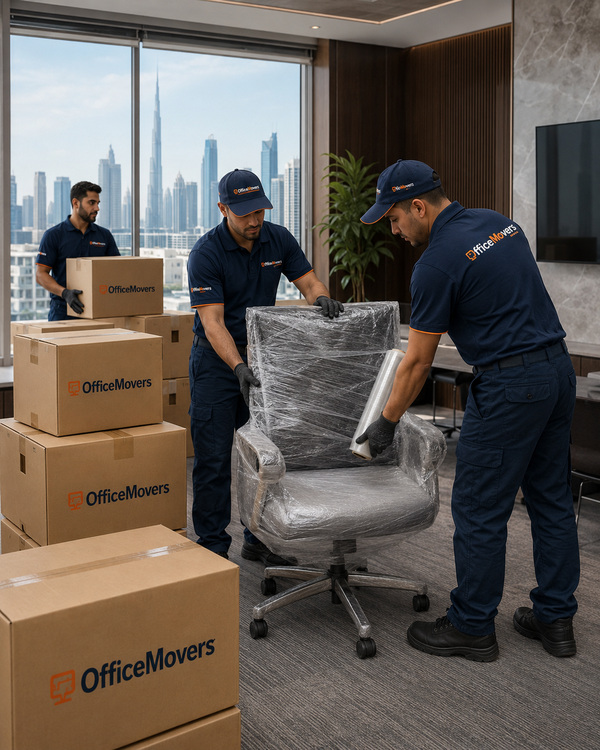 Licensed and insured office movers in Dubai
